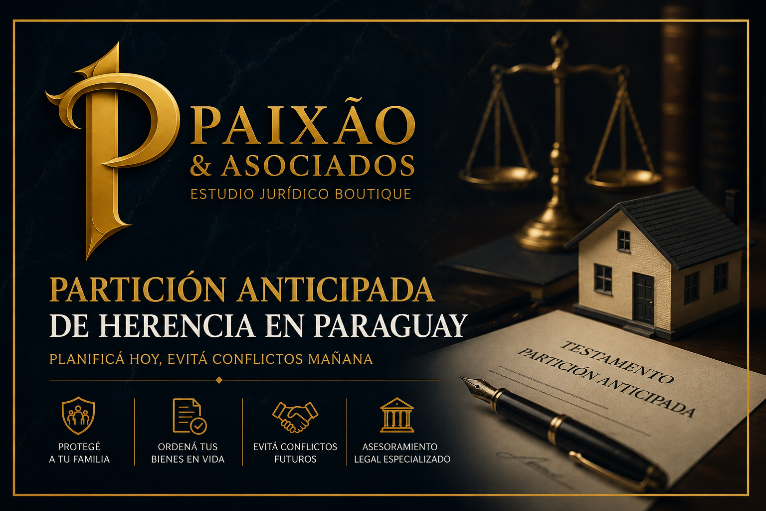 Partición anticipada de herencia en Paraguay con asesoramiento legal de Paixão & Asociados