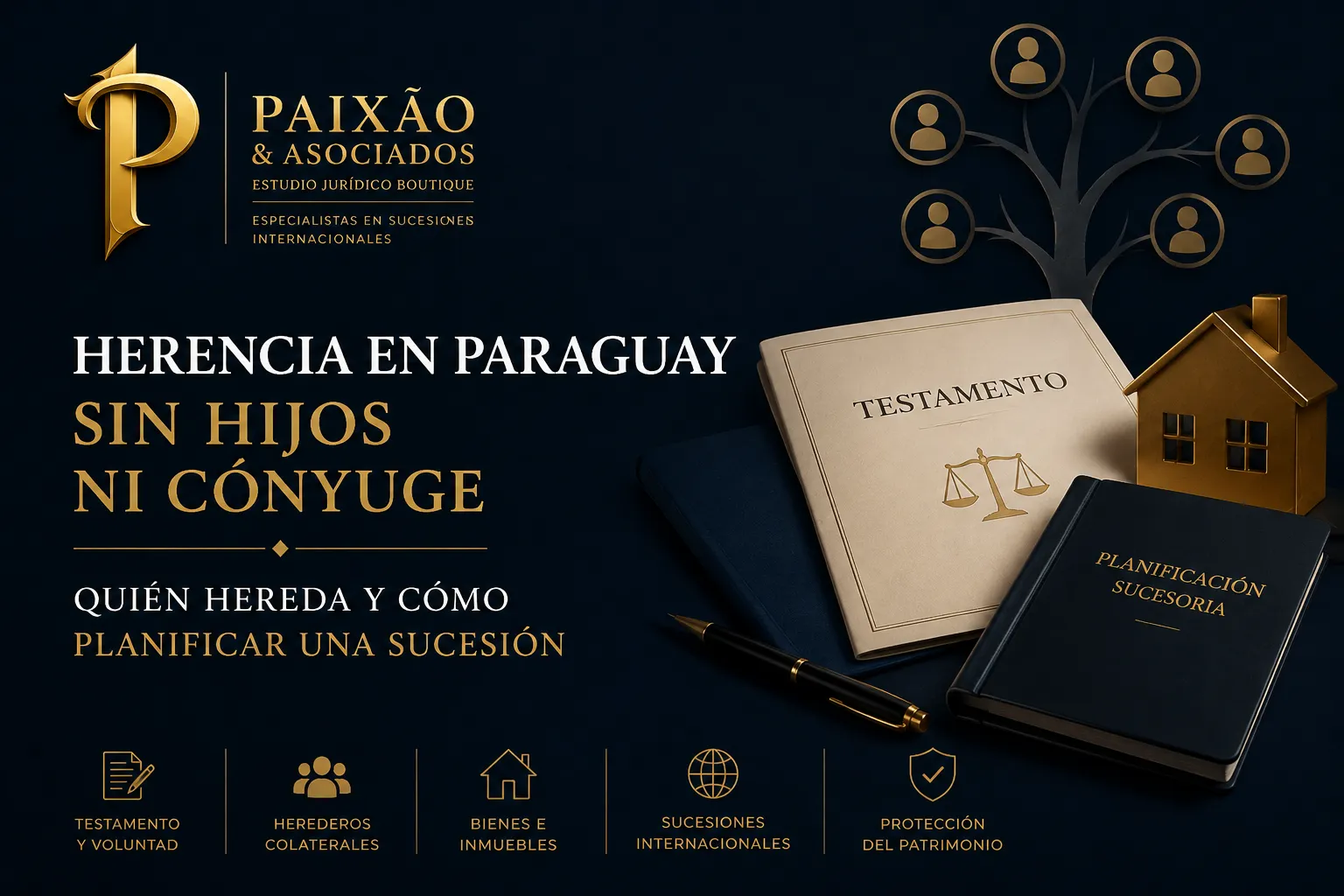 Herencia en Paraguay sin hijos ni cónyuge - planificación sucesoria y testamento en Paraguay - Paixão & Asociados