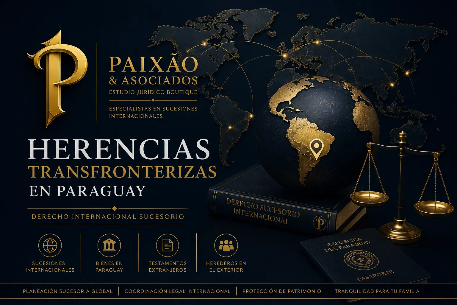 Herencias transfronterizas en Paraguay con enfoque en derecho internacional sucesorio para herederos y familias que viven en el extranjero.