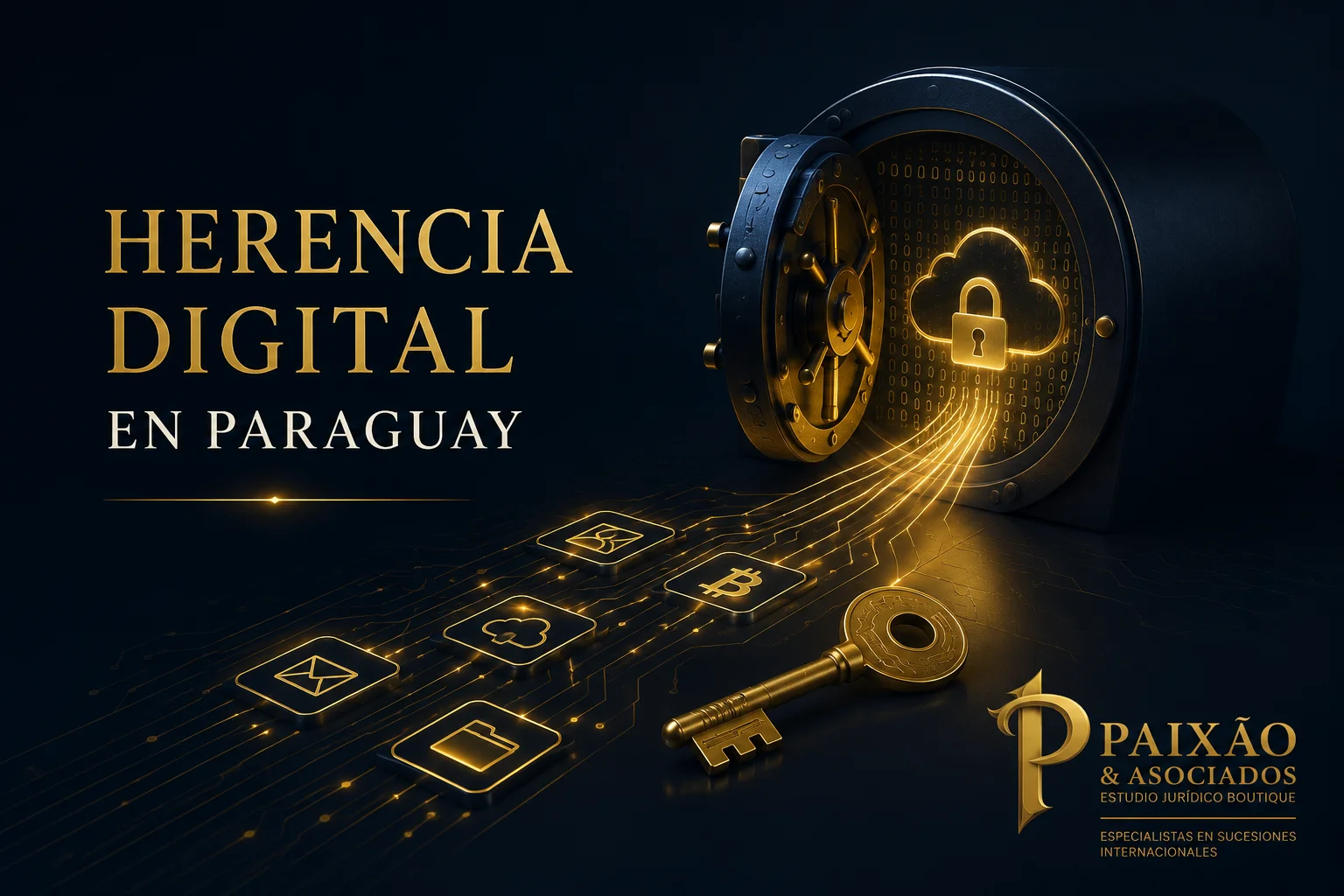 Herencia digital en Paraguay y protección de activos virtuales dentro de una planificación sucesoria realizada por Paixão & Asociados.