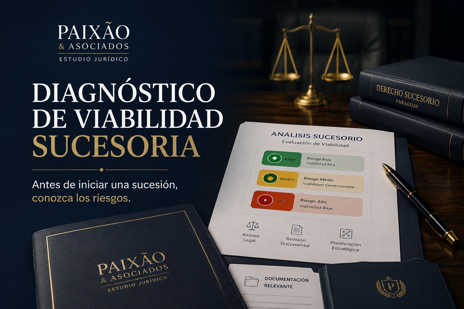 Diagnóstico de Viabilidad Sucesoria para herencias en Paraguay realizado por Paixão & Asociados