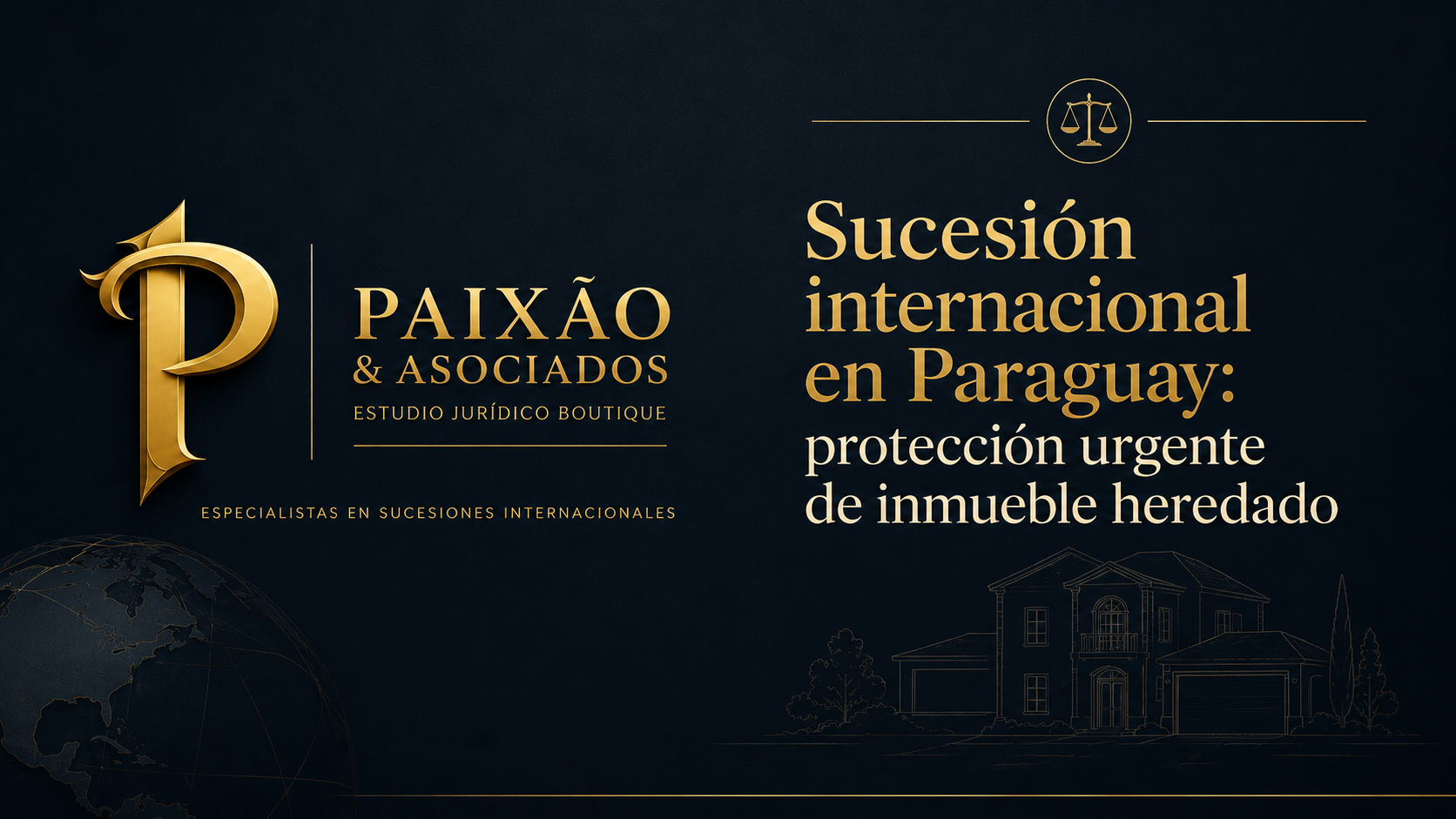 Sucesión internacional en Paraguay y protección urgente de inmueble heredado por Paixão & Asociados