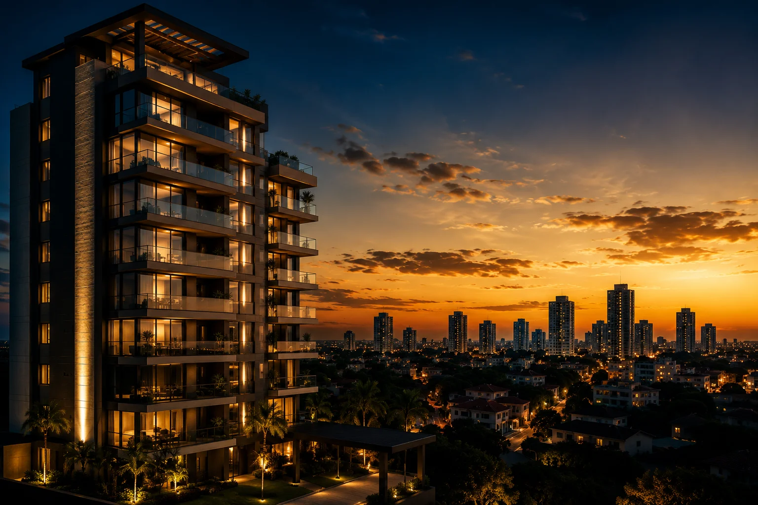 Modern real estate development in Asunción, Paraguay